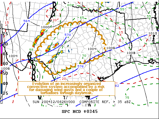 Mesoscale Discussion 345
