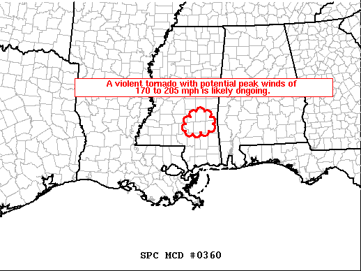 Mesoscale Discussion 360