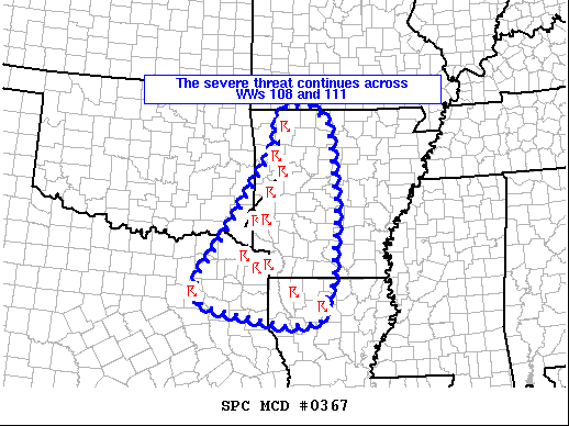 Mesoscale Discussion 367