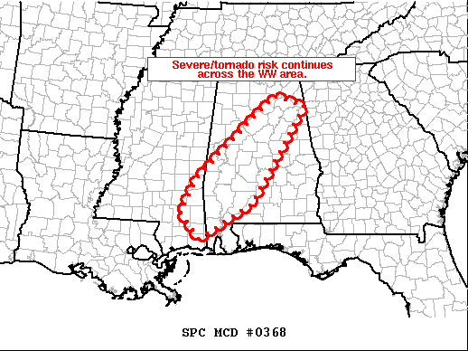 Mesoscale Discussion 368