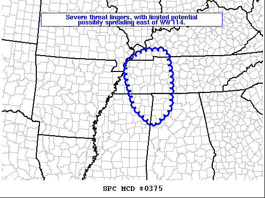 Mesoscale Discussion 375