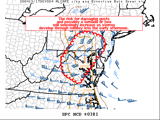 Mesoscale Discussion 381