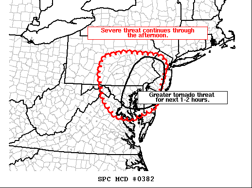 Mesoscale Discussion 382