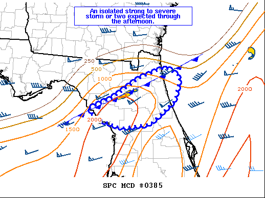 Mesoscale Discussion 385