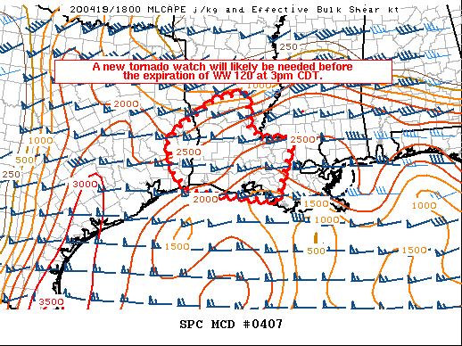 Mesoscale Discussion 407