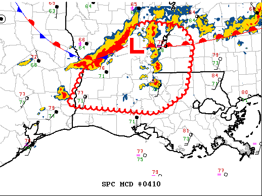 Mesoscale Discussion 410