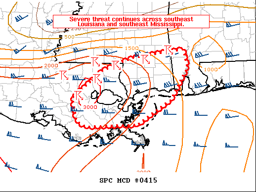 Mesoscale Discussion 415