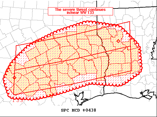 Mesoscale Discussion 438