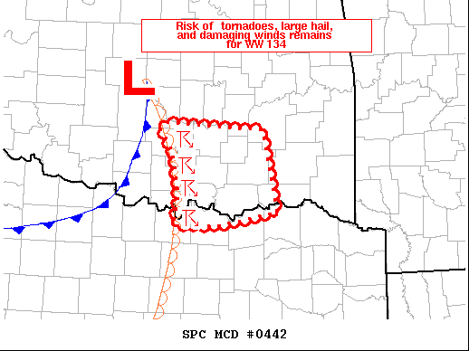 Mesoscale Discussion 442