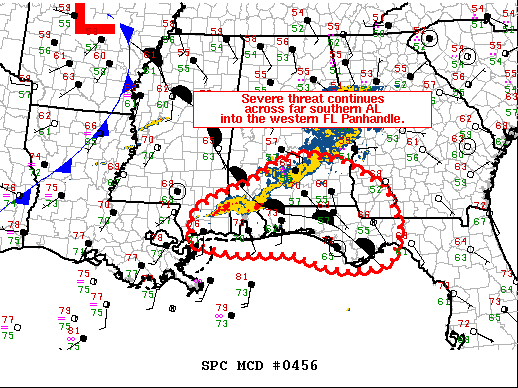 Mesoscale Discussion 456