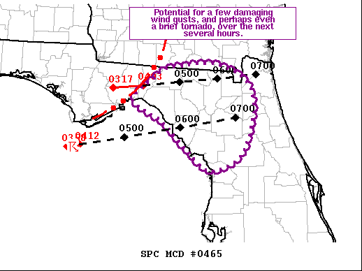 Mesoscale Discussion 465