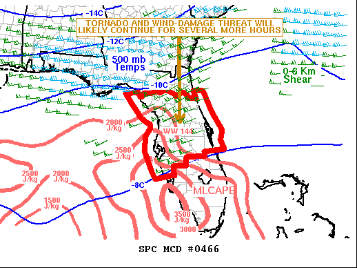 Mesoscale Discussion 466