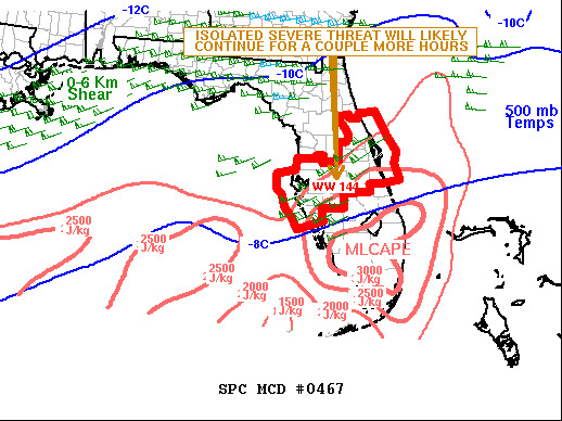 Mesoscale Discussion 467