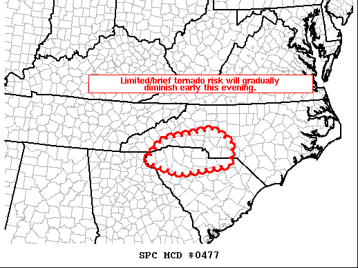 Mesoscale Discussion 477