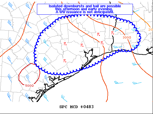 Mesoscale Discussion 483