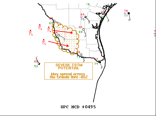 Mesoscale Discussion 495