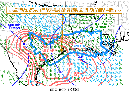 Mesoscale Discussion 501