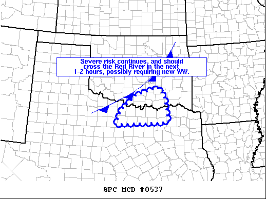 Mesoscale Discussion 537