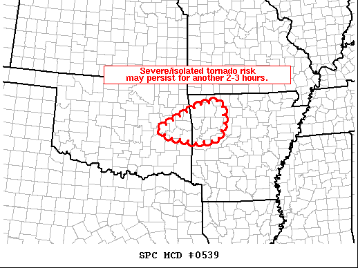 Mesoscale Discussion 539