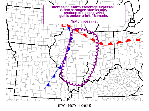 Mesoscale Discussion 620