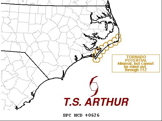 Mesoscale Discussion 626