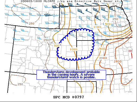 Mesoscale Discussion 797