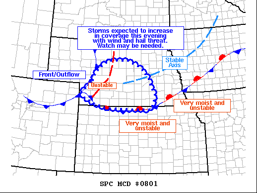Mesoscale Discussion 801