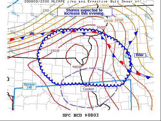 Mesoscale Discussion 803
