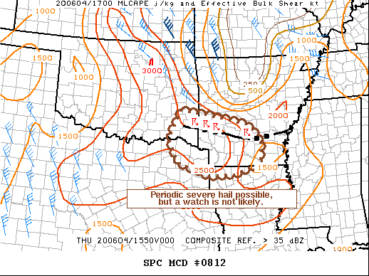 Mesoscale Discussion 812