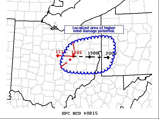 Mesoscale Discussion 815