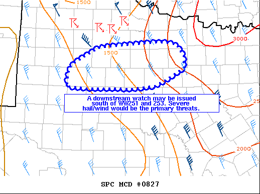 Mesoscale Discussion 827