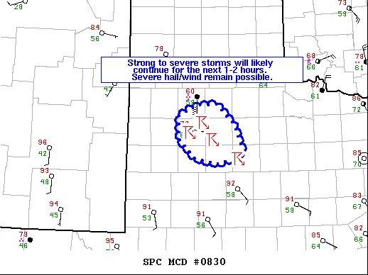 Mesoscale Discussion 830