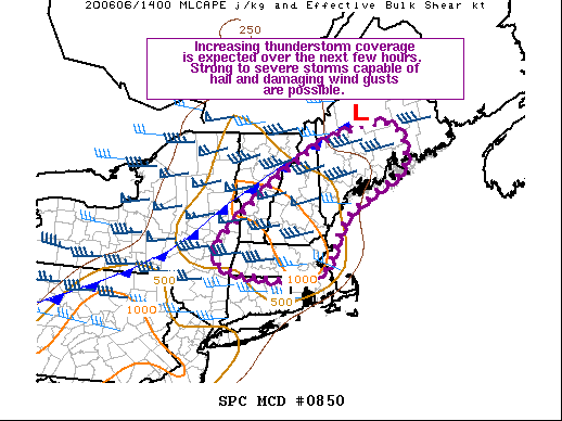 Mesoscale Discussion 850