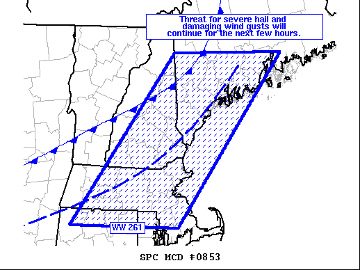 Mesoscale Discussion 853
