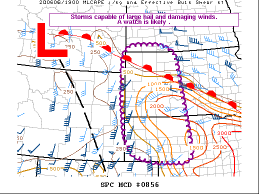 Mesoscale Discussion 856
