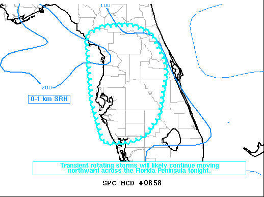 Mesoscale Discussion 858