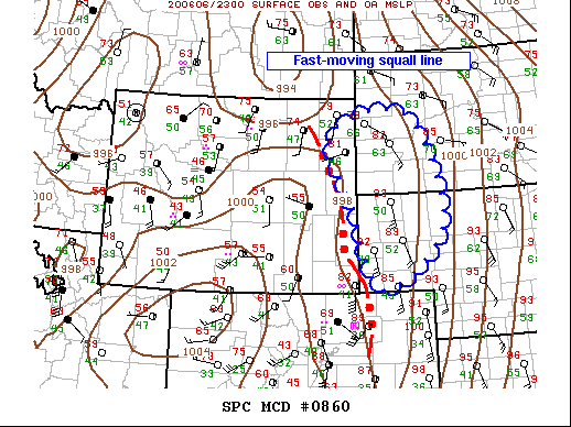 Mesoscale Discussion 860