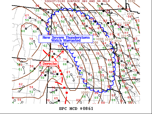 Mesoscale Discussion 861