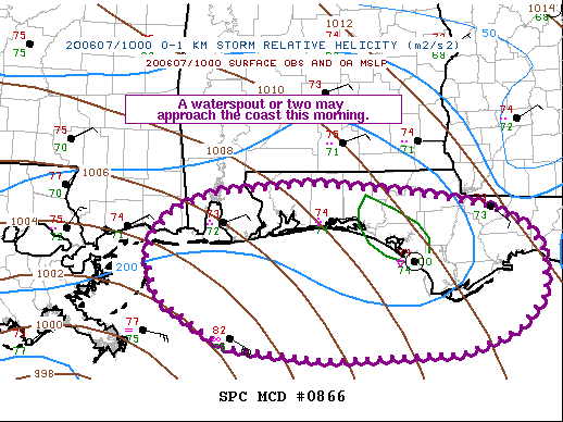 Mesoscale Discussion 866