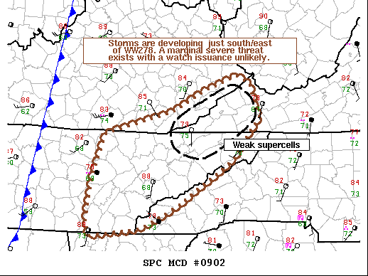 Mesoscale Discussion 902