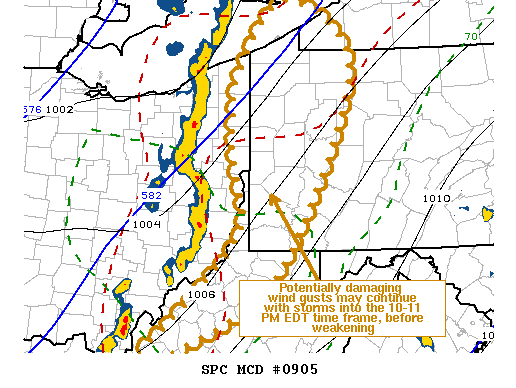 Mesoscale Discussion 905