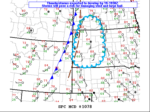 Mesoscale Discussion 1078