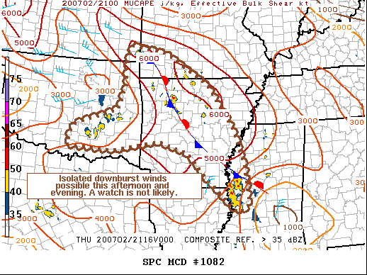 Mesoscale Discussion 1082