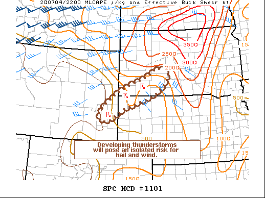 Mesoscale Discussion 1101