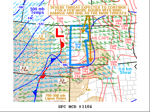 Mesoscale Discussion 1106