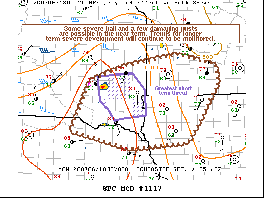 Mesoscale Discussion 1117