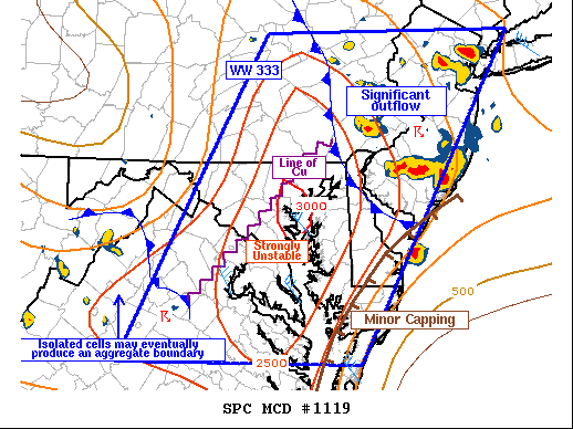 Mesoscale Discussion 1119
