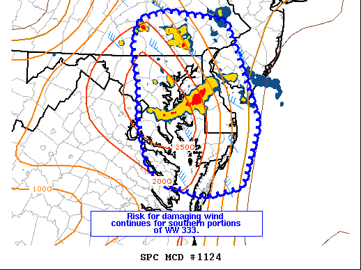 Mesoscale Discussion 1124