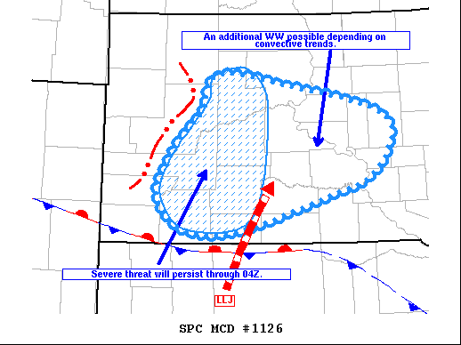 Mesoscale Discussion 1126