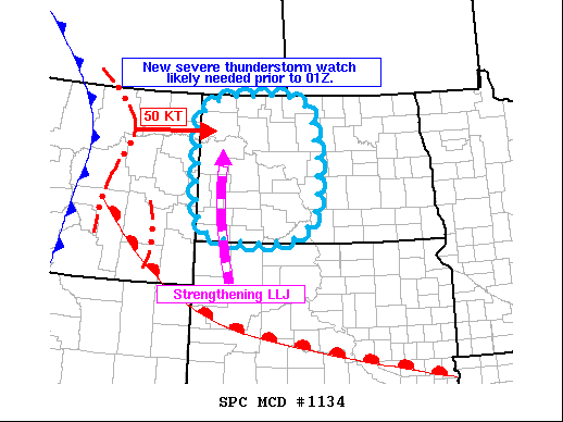Mesoscale Discussion 1134